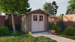 Tuindeco Gartenhaus Robert 200 cm x 260 cm / 28 mm natur oder imprägniert