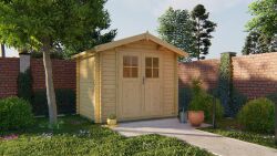 Tuindeco Gartenhaus Robert 200 cm x 260 cm / 28 mm natur oder imprägniert