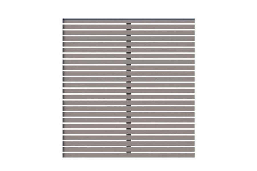 Karibu Zaunfüllung Lamelle 180 cm terragrau