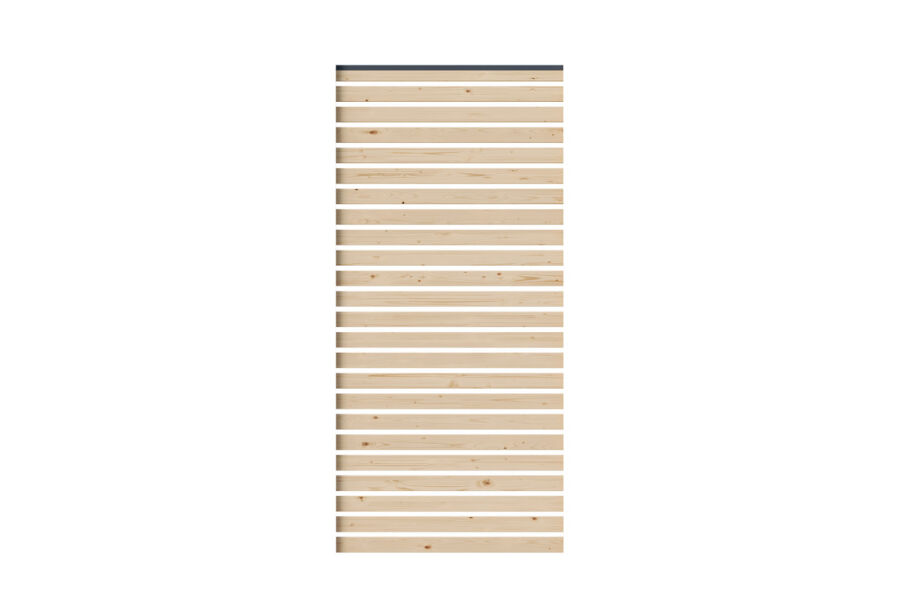 Karibu Zaunfüllung Lamelle 90 cm naturbelassen