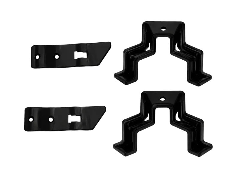 HUUM Metallhalterung für Ofenreling CORE WALL Black – Schwarz