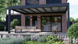 MB Cube Aluminium-Terrassendach – kubisches Design nach Maß