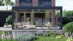 MB Cube Aluminium-Terrassendach – kubisches Design nach Maß