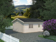 Palmako Garage ROGER 27,7 m² 70 mm  540x540 cm -...