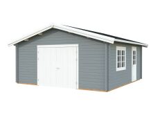 Palmako Garage ROGER 27,7 m² 70 mm  540x540 cm - ohne/mit Holztor - natur/farbig -