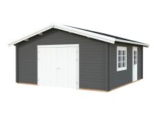 Palmako Garage ROGER 27,7 m² 70 mm  540x540 cm - ohne/mit Holztor - natur/farbig -