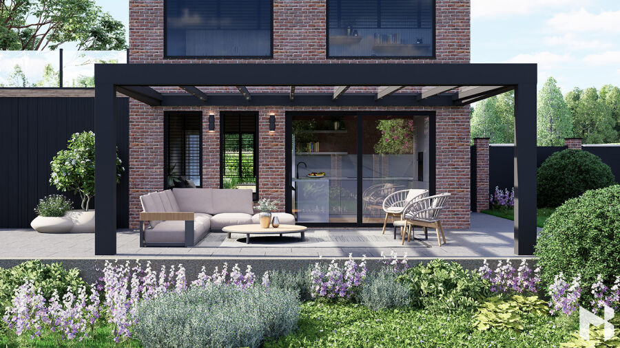 MB Cube Grand Aluminium-Terrassendach – exklusives Design nach Maß