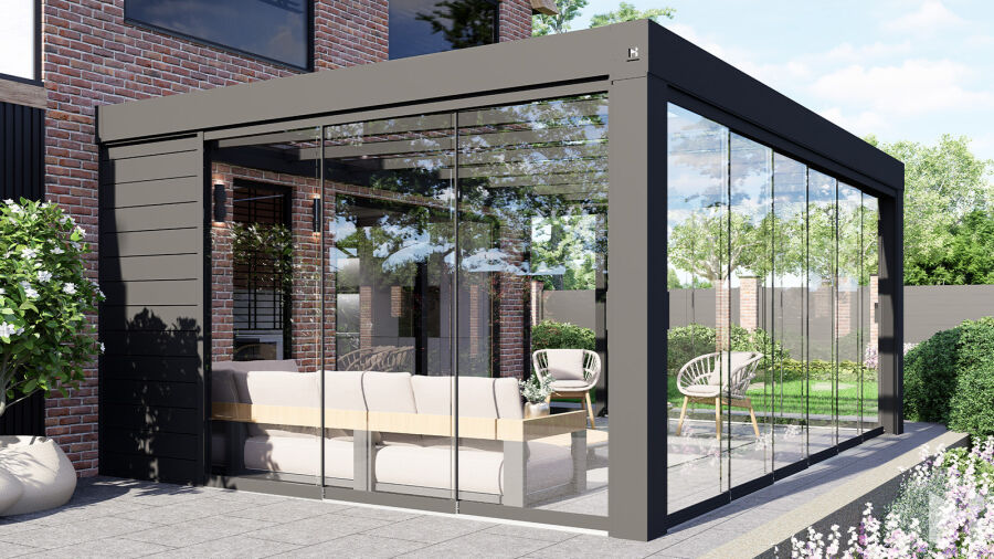 MB Cube Grand Aluminium-Terrassendach – exklusives Design nach Maß