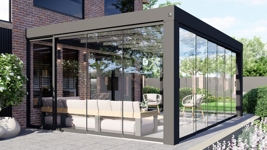 MB Cube Grand Aluminium-Terrassendach – exklusives Design nach Maß