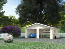 Palmako Garage ROGER 28,4 m² 44 mm 575x510 cm -...