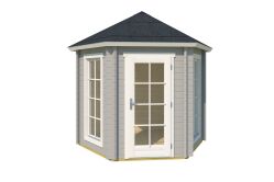 Lasitas Maja Pavillon INVERNESS 44 mm ISO 280x242 cm, natur + farbig