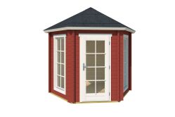 Lasitas Maja Pavillon INVERNESS 44 mm ISO 280x242 cm, natur + farbig