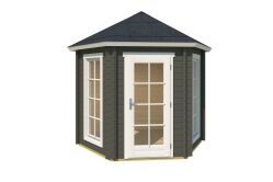 Lasitas Maja Pavillon INVERNESS 44 mm ISO 280x242 cm, natur + farbig