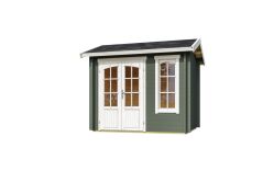 Lasita Maja Gartenhaus ALEX MINI 44 mm ISO 250x200 cm, natur + farbig