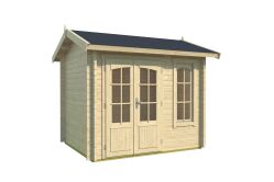 Lasita Maja Gartenhaus ALEX MINI 44 mm ISO 250x200 cm, natur + farbig